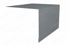 Планка лобовая/околооконная простая (190х50мм) 0,5 мм Quarzit Lite 