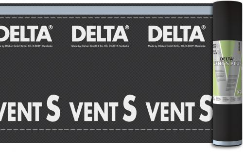 Диффузионная плёнка для сплошного настила DELTA-VENT S (75 м.кв.)