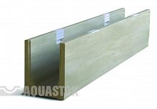 Лоток водоотводный бетонный AQUASTOK ЛВБ Plus 150 №0/3