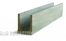 Лоток водоотводный бетонный AQUASTOK ЛВБ Norma 100 №0/3 тип 3