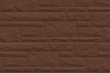 Фасадная панель ДОЛОМИТ (3000 мм) Темно-коричневый