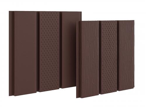 Соффит металлич. AQUASYSTEM c центр. перф. (L=2.4м) Pu Matt RAL 8017 - Каталог строительных товаров - Терем СПБ