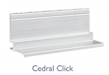 Профиль стартовый  для CEDRAL CLICK для вертикального монтажа, алюм. L=3,05м
