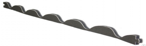 Уплотнитель профильный под тип металлочерепицы Кредо (1,125м) - Каталог строительных товаров - Терем СПБ
