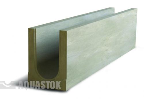 Лоток водоотводный бетонный AQUASTOK ЛВБ Norma 200 №5/0
