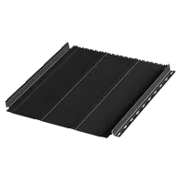 Фальцевая панель AQUACLICK Силуэт-2 PU Matt 0,5 мм Ral 9005 - Каталог строительных товаров - Терем СПБ