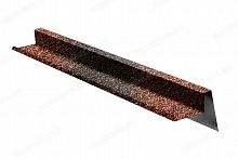 Планка фронтонная правая METROTILE Romana (Красно-черный) - Каталог строительных товаров - Терем СПБ