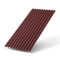 Ондулин Smart Красный лист (0,95*1,95 м) - Каталог строительных товаров - Терем СПБ