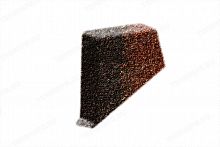 Заглушка фронтонной планки левая METROTILE (Красно-черный) - Каталог строительных товаров - Терем СПБ