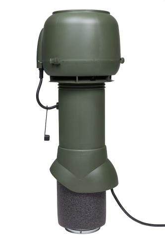 Вентиляционный выход+вентилятор E120 P/125/500 VILPE зеленый