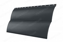 Металлосайдинг GL БлокХаус  0,5 мм Rooftop БархатRAL 7016
