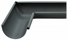 Угол желоба внутренний 90гр. d=125мм GrandLine PU Matt