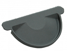 Заглушка желоба d=125мм GrandLine PU Matt