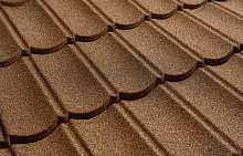 Композитная металлочерепица 1290*370 мм CM ROOF Бонд кофе - Каталог строительных товаров - Терем СПБ