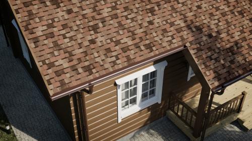 Черепица гибкая Tegola Comfort Cortina Terracotta 404 - Каталог строительных товаров - Терем СПБ фото 3