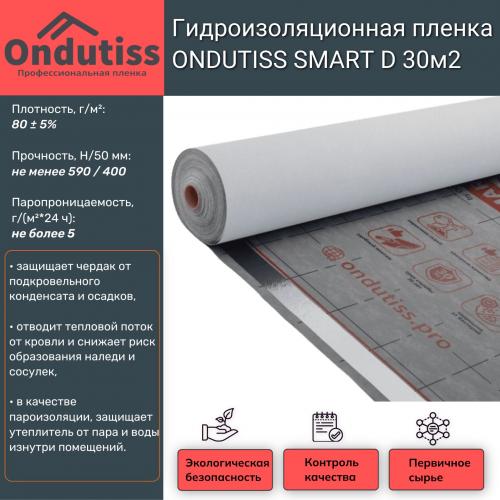 Гидро-пароизоляционная плёнка ONDUTISS SMART D (70 кв.м) - Каталог строительных товаров - Терем СПБ