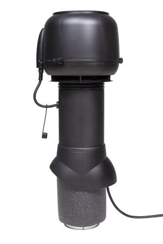 Вентиляционный выход+вентилятор E120 P/125/500 VILPE черный