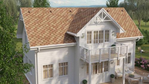 Черепица гибкая Tegola Business UNICA Veneto Terracotta 206 - Каталог строительных товаров - Терем СПБ фото 4