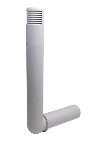Цокольный дефлектор 125/135 VILPE Ross светло-серый