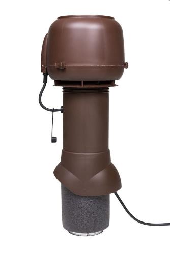 Вентиляционный выход+вентилятор E120 P/125/500 VILPE коричневый